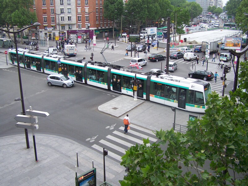 Paris tram line 3 in 2010