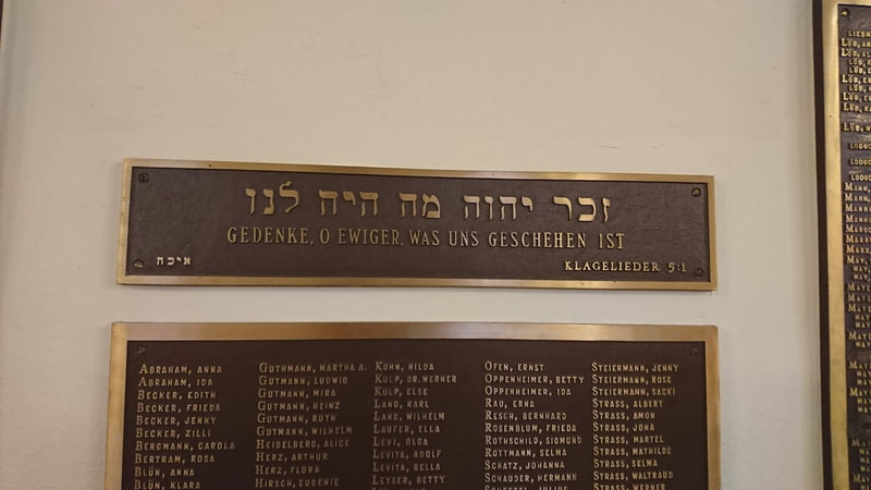 In memory of the victims of the Nazi regime | Synagoge Worms