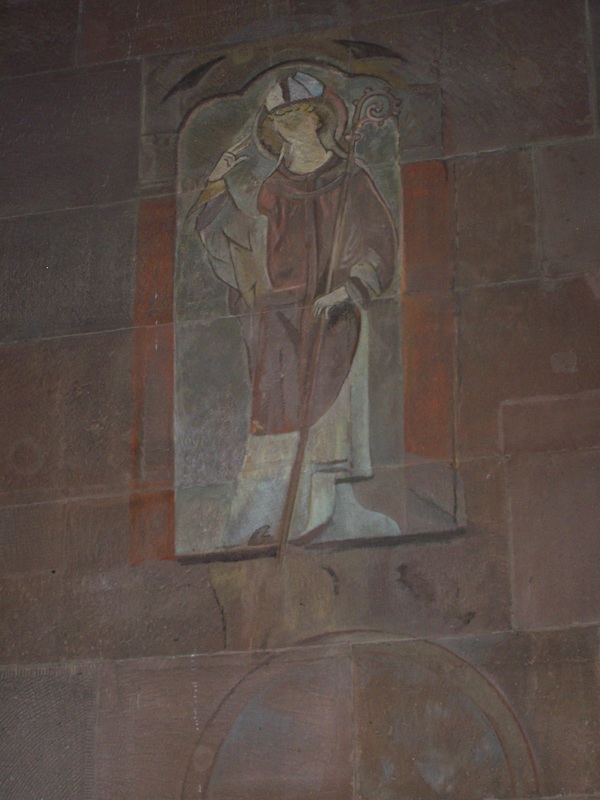 Worms Dom cathedral Wandmalerei wall painting