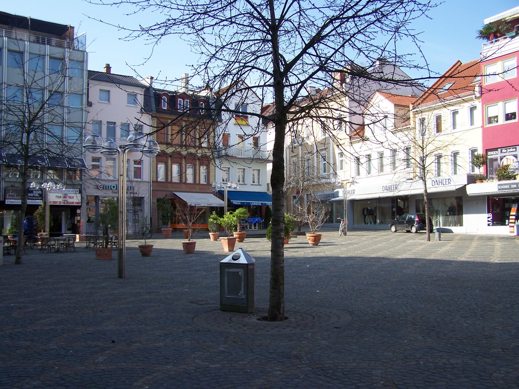 Worms Obermarkt, medieval market square