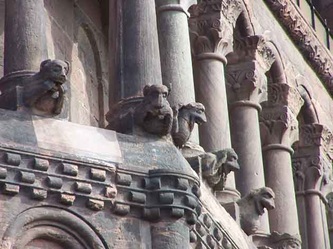 Gargoyles at Worms Cathedral // Westchor