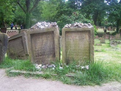 Worms, Heiliger Sand, ältester Judenfriedhof Europas, oldest Jewish cemetery in Europe, 1000