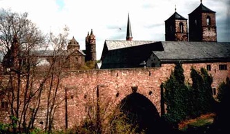 Altstadt Worms Stadtmauer Andreasstift, Magnuskirche und Dom