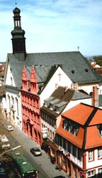 Worms, Rotes Haus, Friedrichskirche, protestant church, Renaissance architecture