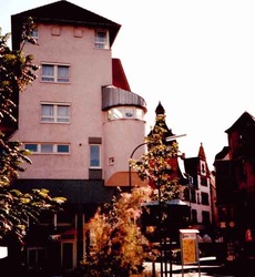 Worms, Martinsplatz, Martinspforte, Stadtmauer, city wall, St Martin's gate