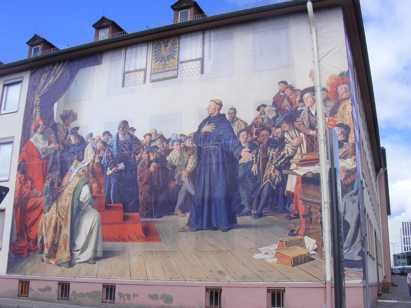 Martin Luther vor Kaiser und Reich | Martin Luther in front of the Emperor and the representatives from across the empire