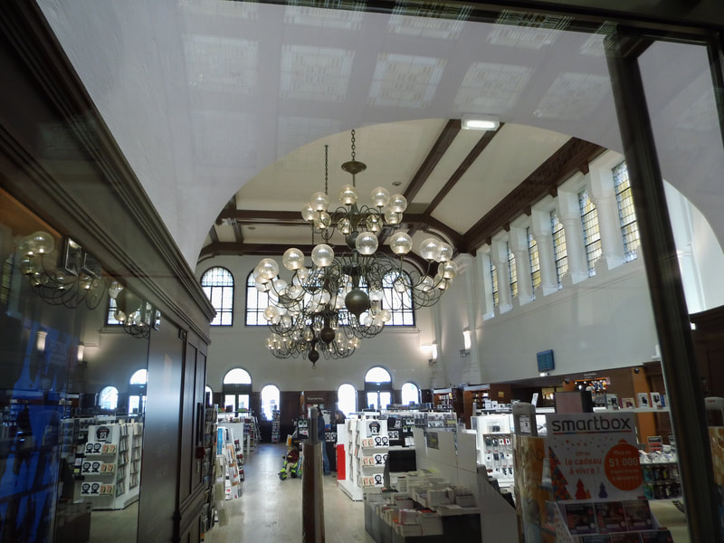 Gare de Metz, the old restaurant, now a bookshop