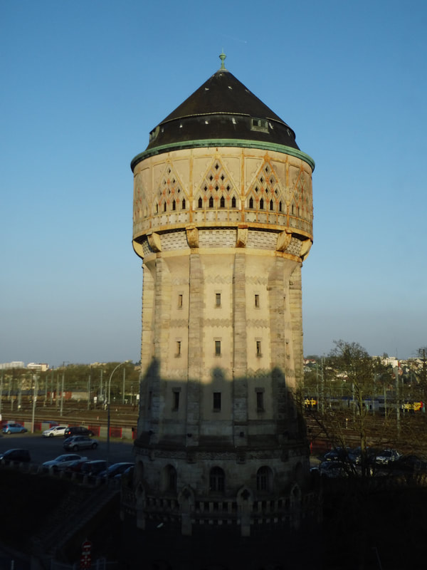 Gare de Metz, water tower, château d'eau, Wasserturm