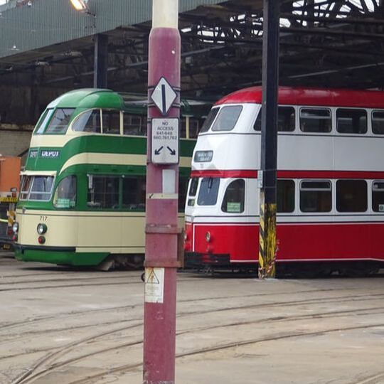 Historic and Modern Trams in Blackpool | Alte und neue Straßenbahnen in Blackpool | Tramway de Blackpool
