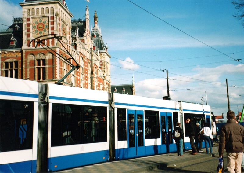 Amsterdam trams in 2008
