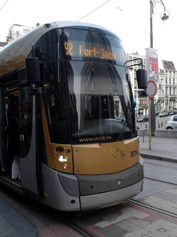Tram in Brussels 2015, Bruxelles