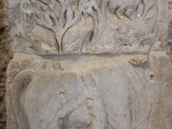 Tarvos Trigaranus, the three-horned bull, from the Pilar of the Boatmen, Paris, 1st c. CE