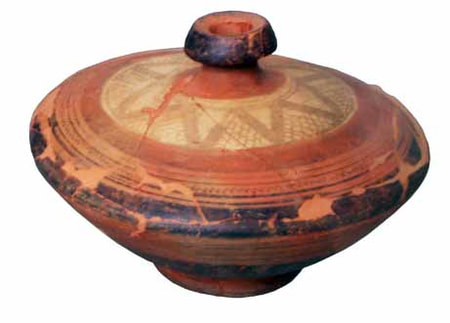 vaso a trottola, Torino, Iron Age pottery, La Tène, Italy, Kreiselflasche