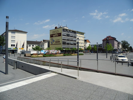 Worms Busbahnhof Vorplatz Verschandelung