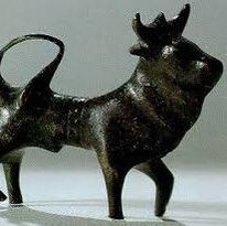 Three horned bull - figurine from Glanum