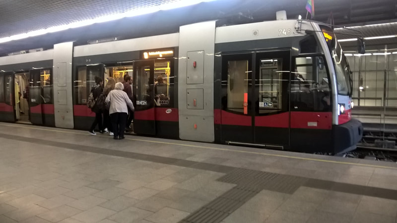 Unterirdische Straßenbahnstrecke, Hauptbahnhof | Underground Tramway, Central Station, Vienna