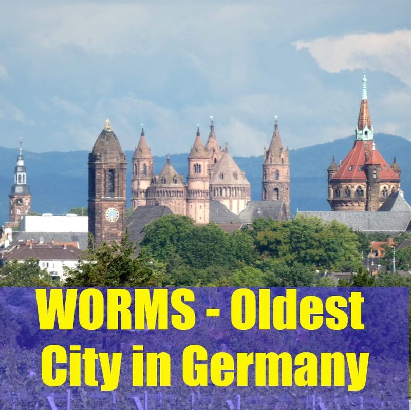 Worms - Museum Andreasstift St Andrews, Deutschlands älteste Stadt, Worms Germany's oldest City