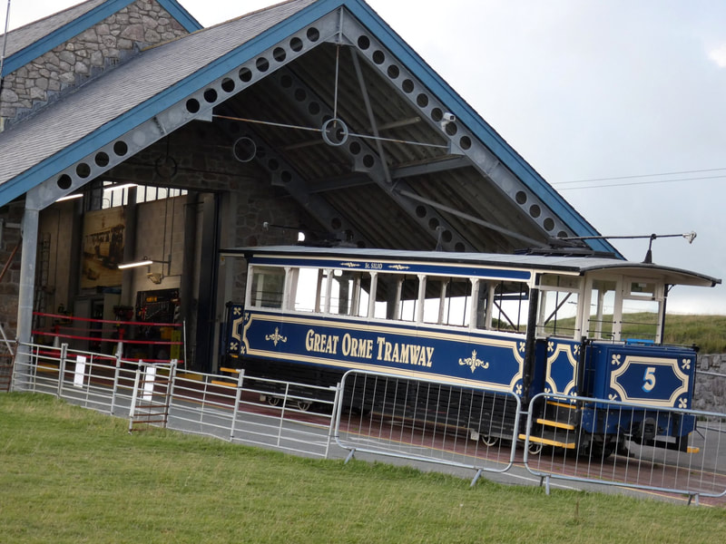 Great Orme Tramway, Cable Car, cable operated railway, Straßenbahn, Funicular, Wales, Llandudno
